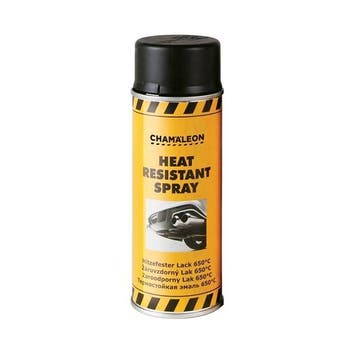 Hittebestendige lak 650°C zwart spuitbus 400 ml - Chamäleo, Verzenden, Nieuw