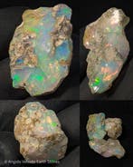60,17 ct - 3x grote natuurlijke edelruwe Welo-opalen,