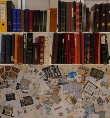 Wereld - Grote WW-Stock in meer dan 68 stockboeken/binders, Gestempeld