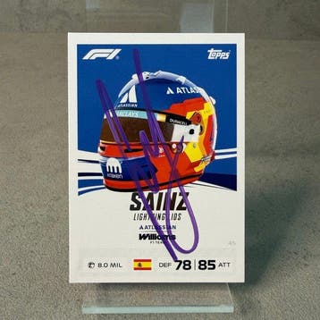 Williams - Topps Lighting Lids Signed ( card nr 45 ) -, Verzamelen, Nieuw