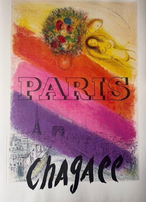 Marc Chagall (1887-1985) - Paris, Antiek en Kunst, Antiek | Overige Antiek