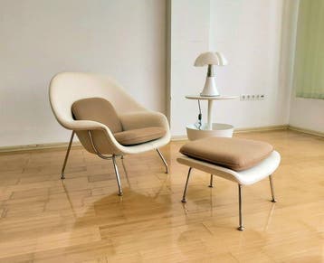 Knoll - Eero Saarinen - Fauteuil - Womb Stoel - Textiel,