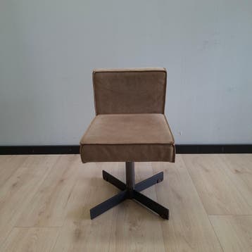 52x Lensvelt PH1 stoel Beige Als nieuw, Huis en Inrichting, Stoelen, Zo goed als nieuw, Zwart, Leer