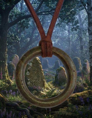 Keltisch Brons Oude druïde-amuleet - Infinity. Uitstekende
