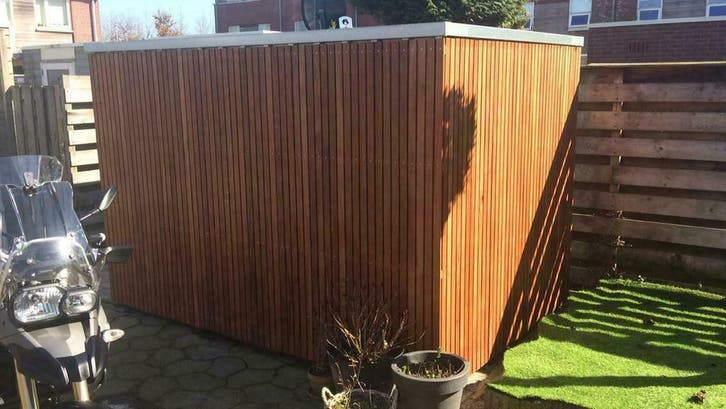 Tuinhuis Staal, Container, Schuur, 1 x 2 m Demontabel !, Tuin en Terras, Tuinhuizen, Minder dan 250 cm, Nieuw, Minder dan 200 cm