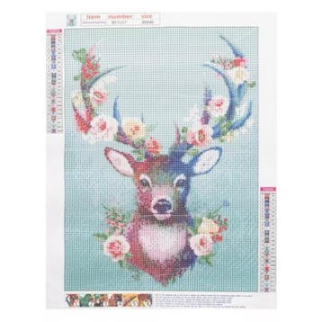 Malatec Diamond Painting Hert – Ontspan en Creëer Natuurl, Ophalen of Verzenden, Nieuw