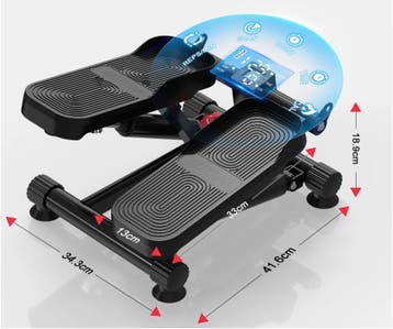Mini stepper met weerstandsbanden voor thuis trainings, Sport en Fitness, Fitnessapparatuur, Verzenden, Nieuw