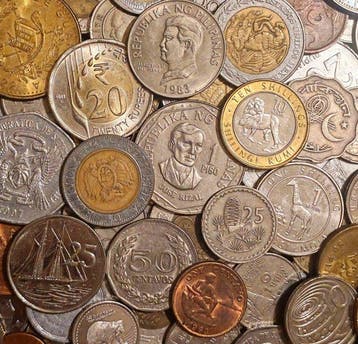 Wereld. 110+ Exotic Coins from different Countries (Zonder