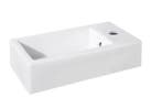 Fontein Differnz Hura I – 40 x 22 cm – Keramiek – Mat Wit, Doe-het-zelf en Verbouw, Sanitair, Ophalen of Verzenden, Nieuw, Toilet