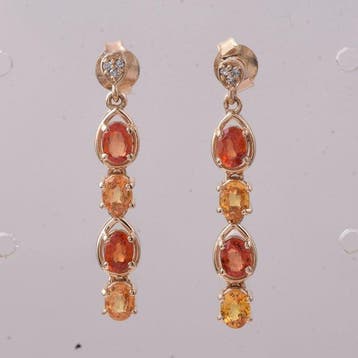 Zonder minimumprijs - Oorbellen - 14 karaat Geel goud -, Sieraden, Tassen en Uiterlijk, Oorbellen, Nieuw