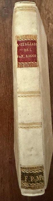 Cavaliere Angelo Maria Ricci - LItaliade. Poema –, Antiek en Kunst, Antiek | Boeken en Bijbels