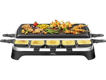 Tefal Inox RE4588 - Gourmetstel - 10 pannetjes - zwart, Witgoed en Apparatuur, Gourmetstellen, Verzenden, Nieuw