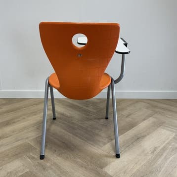 Compass-Lupo stoel met  laptoptafel van Verner Panton, Huis en Inrichting, Stoelen, Ophalen of Verzenden, Gebruikt, Stof, Eén