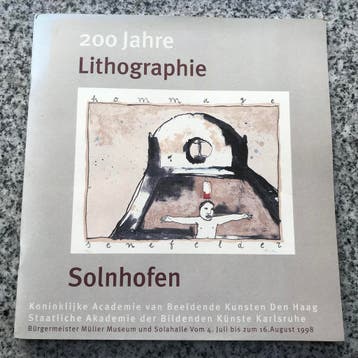 200 Jahre Lithographie Solnhofen, Verzenden, Gelezen, Grafische vormgeving