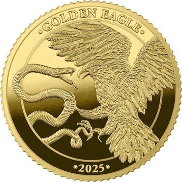 Malta. 10 Euro 2025 1/10 oz 10 Euro Gold Malta Golden Eagle