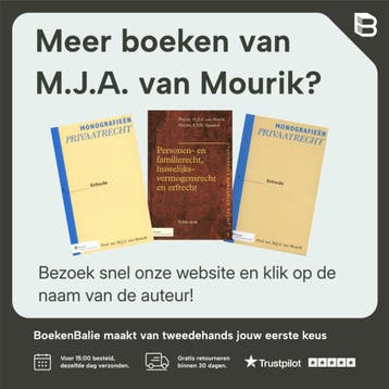 Gemeenschap / Monografieen BW / B9 - M.J.A. van Mourik, Verzenden, Zo goed als nieuw, M.J.A. van Mourik