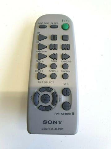 Afstandsbediening Sony rm-mdx10 DHC-MDX10, Ophalen of Verzenden, Nieuw, Origineel