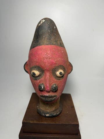 Bamileke-hoofd - Bamileke - Kameroen (Zonder minimumprijs)