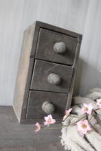 Mini houten ladekastje Sober grey, Ophalen of Verzenden, Nieuw