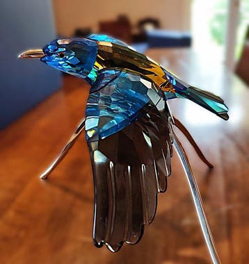 Swarovski - Figuur - Roller Blue Turquoise - Kristal,