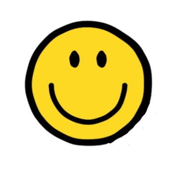 10x Sticker Smiley Geel (Stickers), Ophalen of Verzenden, Nieuw, Meerdere stickers
