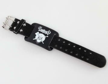Ensiferum - Sword + Axe lederen Polsband off. merchandise, Ophalen of Verzenden, Nieuw, Kleding