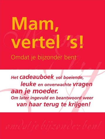Mam vertel s ! - Eddy van Vliet 9789027497932, Boeken, Verzenden, Zo goed als nieuw, Eddy van Vliet