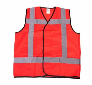 RWS veiligheidsvest security rood, Verzenden, Nieuw