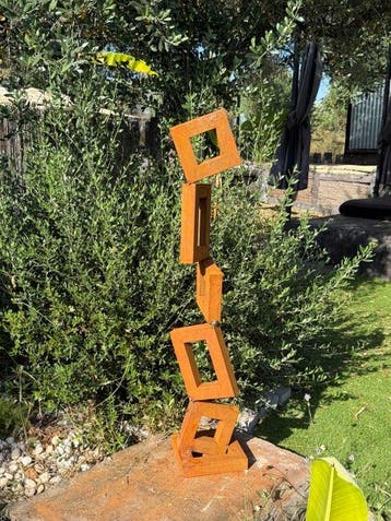 Ana Lucia B.M - Sculpture Corten - XL - No Reserve