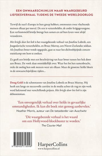 Het briefje door het hek 9789402716948 Doug Gold, Verzenden, Zo goed als nieuw, Doug Gold