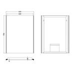 Duo Dimbare Led Spiegel 50X70Cm, Ophalen of Verzenden, Nieuw