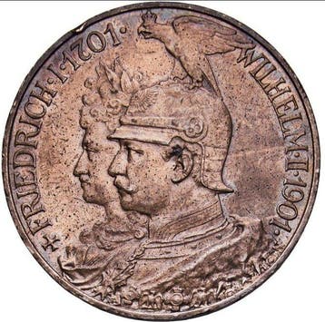 Duitsland, Pruisen Wilhelm II. 5 Mark 1901 (Prusia)