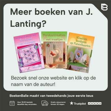 Borduurvariaties op kaarten - J. Lanting 9789059450721, Verzenden, Zo goed als nieuw, J. Lanting