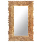 vidaXL Spiegel 80x50 cm massief mangohout, Huis en Inrichting, Woonaccessoires | Spiegels, Verzenden, Nieuw