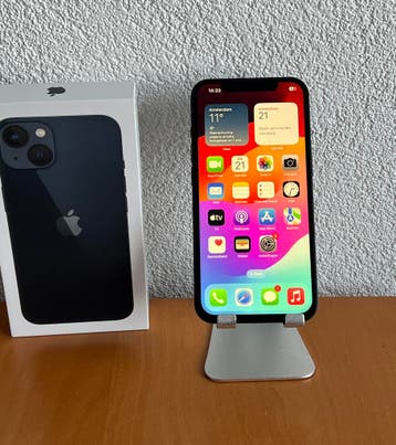 Apple iPhone 13 128GB Zwart / Garantie / Nette staat, 128 GB, Zwart, Refurbished, IPhone 13