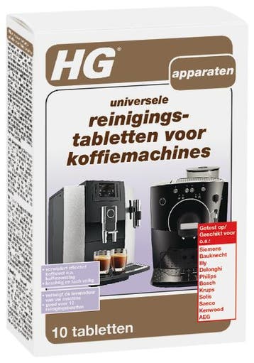 HG universele reinigingstabletten voor koffiemachines, Verzenden, Nieuw