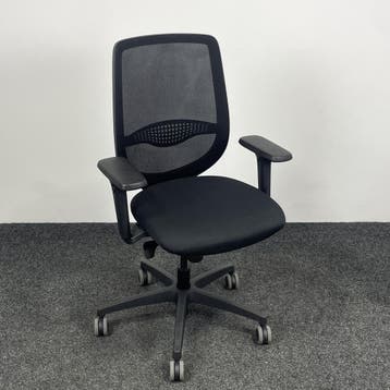 Bureaustoel Beta 7002 - Zwart, Gebruikt, Zwart, Ophalen of Verzenden, Bureaustoel