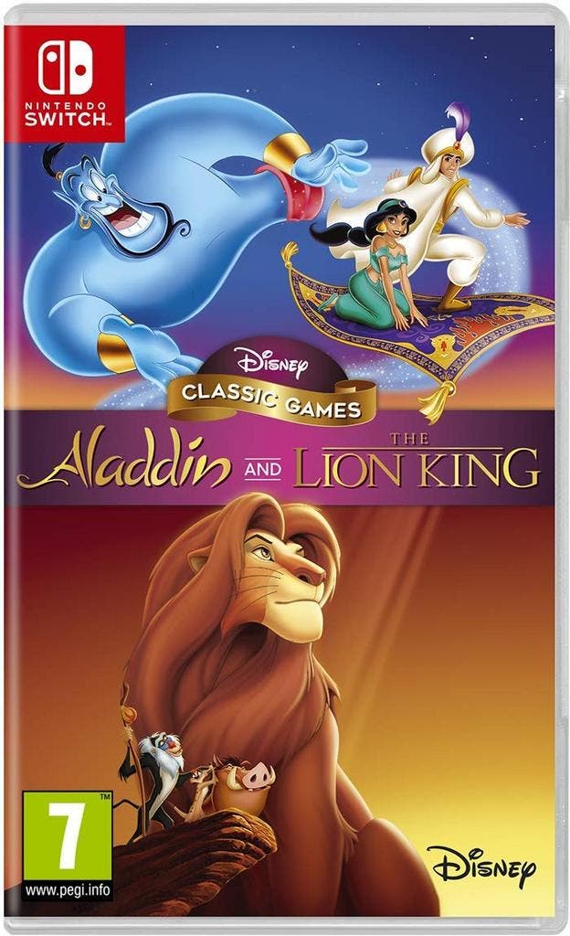 Switch Disney Classic Games: Aladdin and The Lion King, Spelcomputers en Games, Spelcomputers | Nintendo Switch, Zo goed als nieuw