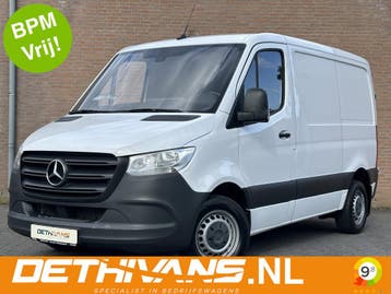 Zakelijke Lease |  Mercedes-Benz Sprinter 215CDI 150PK L1H1, Automaat, Stof, Gebruikt, Zwart
