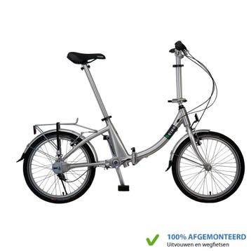 Beixo Vouwfiets Compact Lage Instap met cardanas Zilver, Verzenden, Nieuw