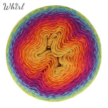 Scheepjes Whirl - 792 Rainbow Popsicle - Getwijnd Garen, Hobby en Vrije tijd, Breien en Haken, Ophalen of Verzenden, Nieuw