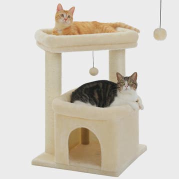 Kattenboom met Condo, Dubbele Perch en Krabpalen - Perfect v, Dieren en Toebehoren, Verzenden, Nieuw