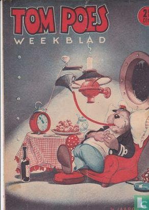 Bas en van der Pluim - Tom Poes weekblad 6 - 1948, Eén stripboek, Verzenden, Gelezen, Godhelp, Frits, Klooster, Ben van 't, Kresse, Hans G., Lensen, Wim, Mooij van Wieringen, Wim de, Nielsen, Jan, Ringrose, James, Sprenger, Henk, Toonder Studio's, Toonder, Marten.