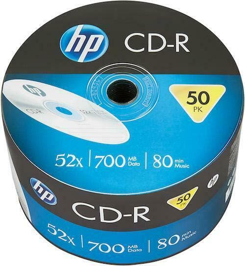 HP | CD-R | 700 MB | 50 stuks, Computers en Software, Beschrijfbare discs, Nieuw, Verzenden