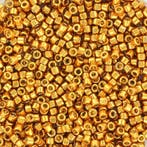 c.a. 5 gram Miyuki delicas 11/0 - Duracoat galvanized ye..., Ophalen of Verzenden, Nieuw, Kraal