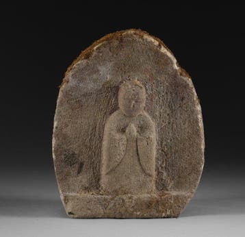 Stele van Jizô Bosatsu - Graniet - Japan - Late Edo / Vroege, Antiek en Kunst