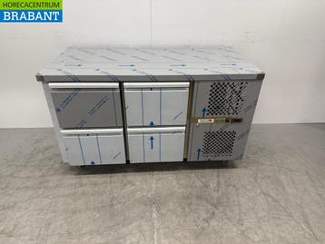 RVS Tecnodom Koelwerkbank 4 Laden 142,5 cm 230V Horeca, Ophalen of Verzenden, Nieuw zonder verpakking