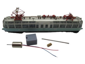 micromotor NF038G motor ombouwset voor fleischmann ET 91,, Overige merken, Gelijkstroom, Verzenden, Overige typen