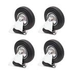 Benson Zwenkwiel set - Ø 75 mm - Belastbaar tot 50 kg - 4.., Ophalen of Verzenden, Nieuw