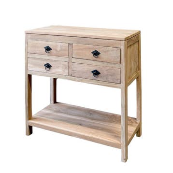 Kleine sidetable met vier ladenSidetables, Huis en Inrichting, Tafels | Sidetables, Ophalen of Verzenden, Nieuw